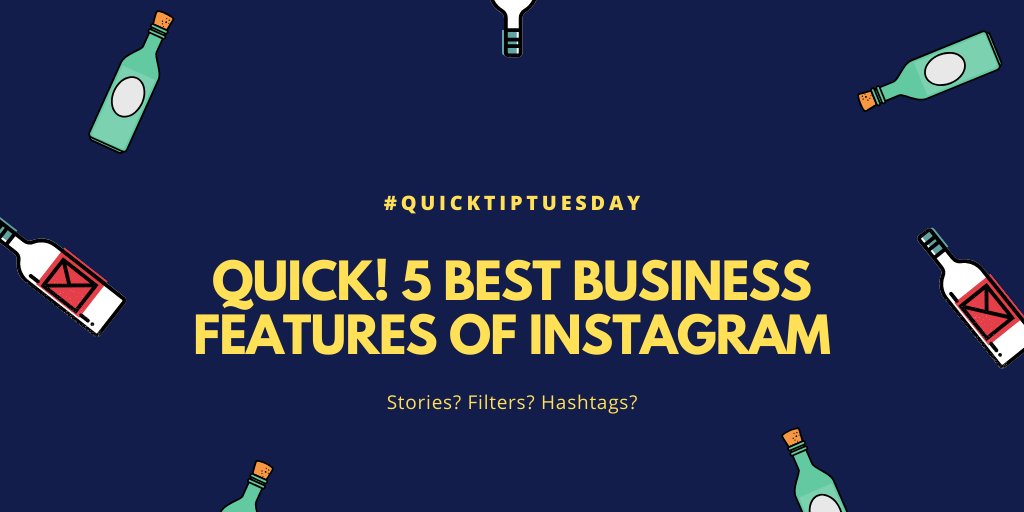 #QuickTipTuesday Quick! What are the 5 best business features of Instagram?

✅account tagging
✅Stories
✅IGTV if applicable
✅hashtag research
✅posting to FB from IG (cause who has time to post in all the places all the time?! Oh, wait, I do, that's kind of my job)