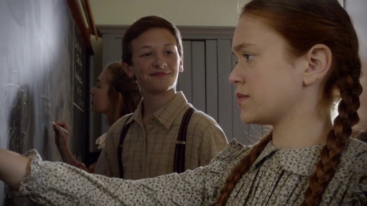 -Gilbert Blythe: he grew up a lot. He has a tiny-ly giant crush on Anne. He's smart... apparently.