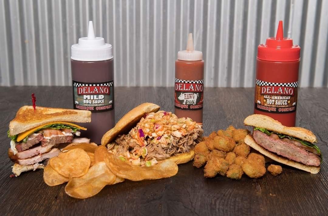 DelanoBBQCo's tweet photo. What a line up?! Even better, the Smoked Club (left) and the Carolina Pulled Pork (center) are on special every Monday & Tuesday.
#smokedmeats #bbq #Wichitastrong #eatlocalict https://t.co/HEOzpIY46Y