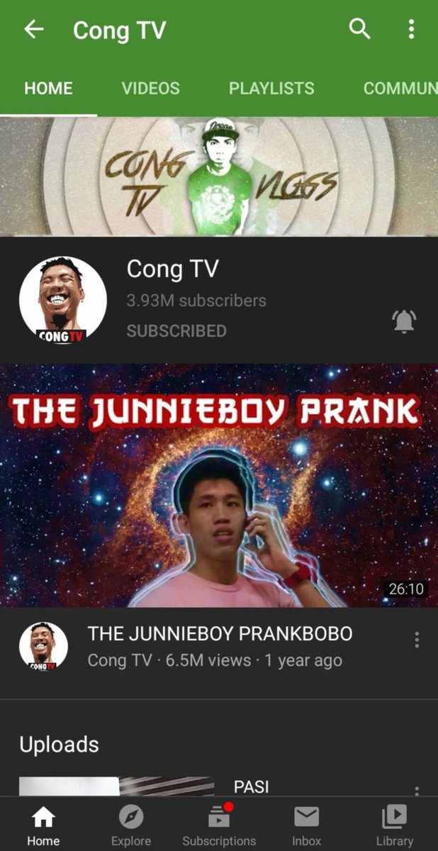 johncarloruanes's tweet photo. SUBSCRIBE TO CONGTV
ROAD TO 4M SUBS
PAWER!
#Paawer
#CongTV https://t.co/1VGMqolqIF