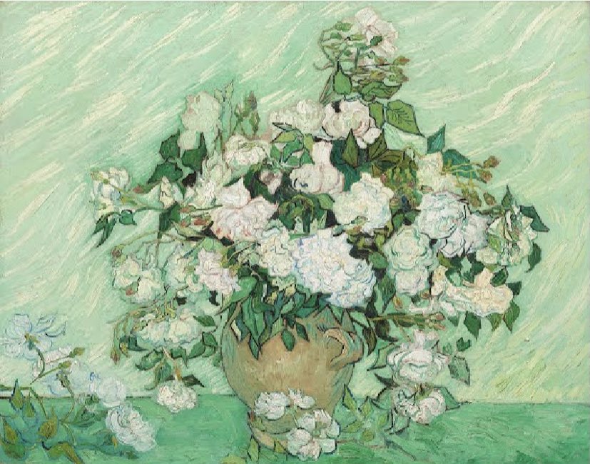 Roses, Vincent Van Gogh 1890