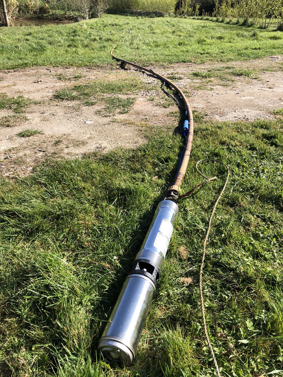 epwengineering's tweet photo. Had a call out over the weekend to attend to a private water supply and found the borehole pump had failed. A new pump was obtained and installed first thing this morning. https://t.co/vqyPRMAFG8