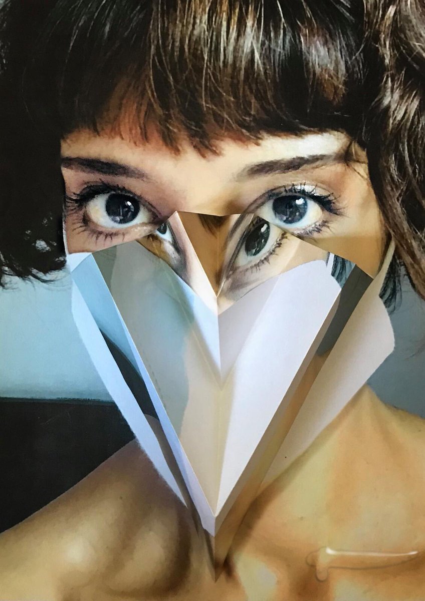 Self-i project. Made w an iphone selfie - I was asked by my wonderfully creative photographer friend <a href="/IPMcLaren/">Ian Phillips McLaren</a> to take part. So yesterday I did a shoot w myself wearing a mask &amp; he’s created this image. Love it!! Thank you Ian. Not too freaky this one. X