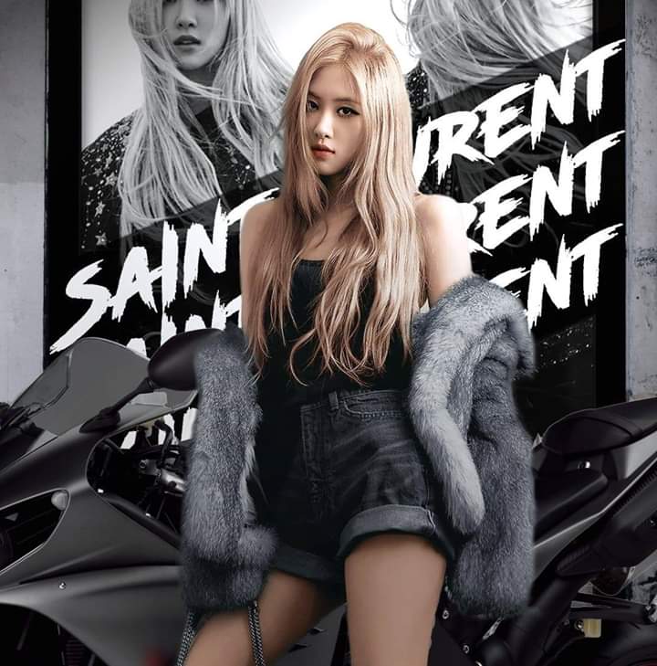 15. saint laurent's muse - rosé  @ygofficialblink