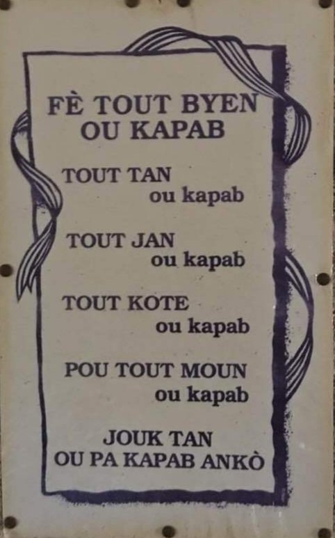 Chantal M Elie Bonjour Haiti Bonjour Le Monde Citationdujour Bonnereflexion