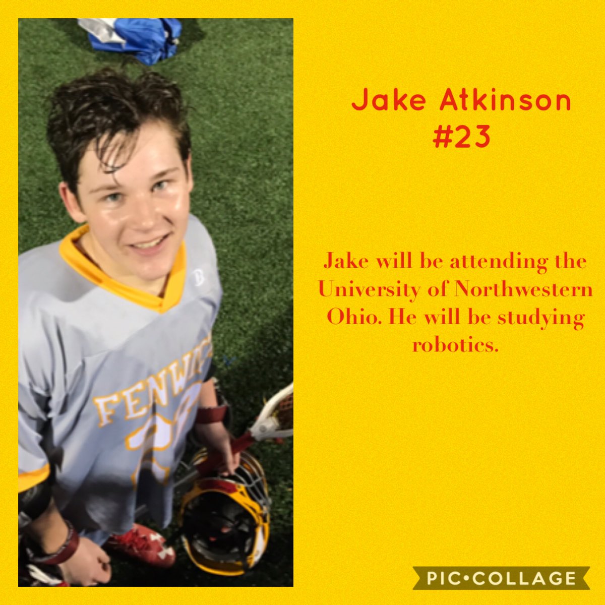 Fenwick Lacrosse (@bfhslacrosse) on Twitter photo Next up is Jake Atkinson, I was looking forward to seeing him back in action this year! <a href="/fenwicksports/">Bishop Fenwick Athletics</a> Next up is Jake Atkinson, I was looking forward to seeing him back in action this year! <a href="/fenwicksports/">Bishop Fenwick Athletics</a>