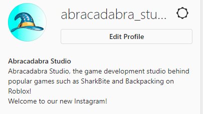 Opplo On Twitter Got An Instagram Account You Can Now Follow Abracadabra Studio Roblox On Instagram We Ll Be Posting A Lot Of New Content There Soon Including Exclusive Codes For Free Items In Game - item ids for ar roblox