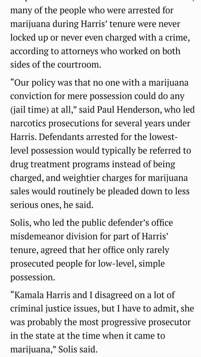 5/They knew that we'd be distracted by EXISTING truancy laws (that she leveraged to connect parents to resources) and distortions about her role/policy on marijuana arrests even though the actual record was public ...