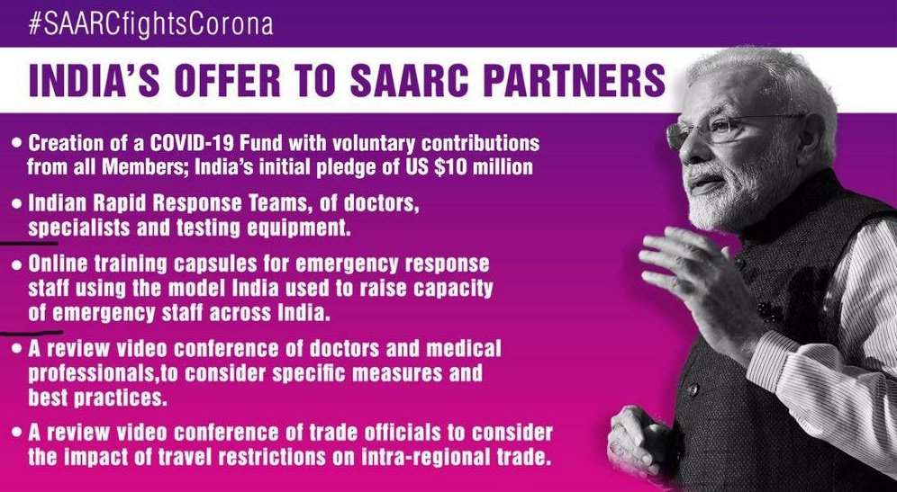 ITECnetwork's tweet photo. Taking forward @PMOIndia's vision on #PrepareNotPanic for #SAARCfightsCoronoa, @MEAIndia announces e-@ITECnetwork training programmes on #COVID19 for healthcare professionals for @SAARCsec countries starting Apr 17, 2020.
Registration and details: https://t.co/IPHCVixWKe https://t.co/prPgDqYuuB