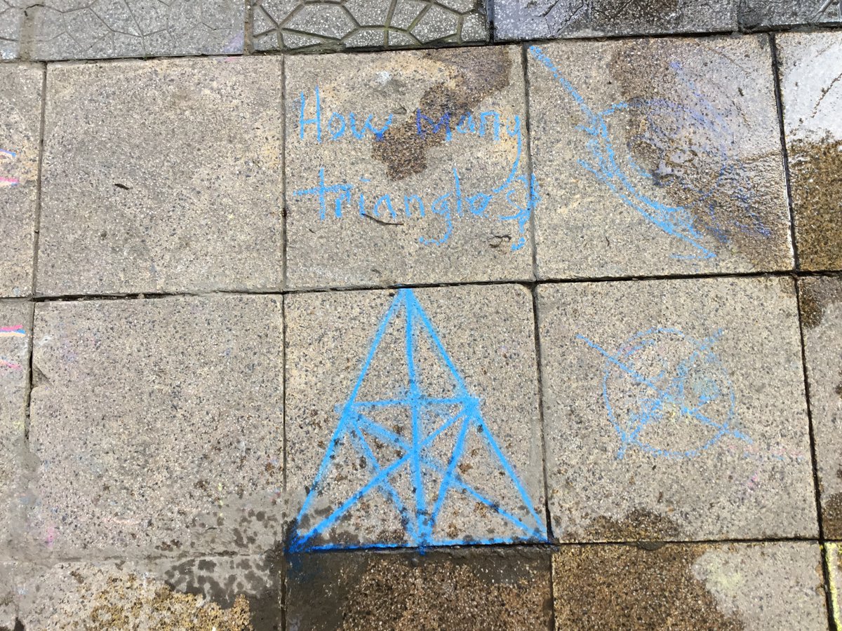 eamurr87's tweet photo. Had so much fun doing these today #mathwalks https://t.co/iNdq9jKd09