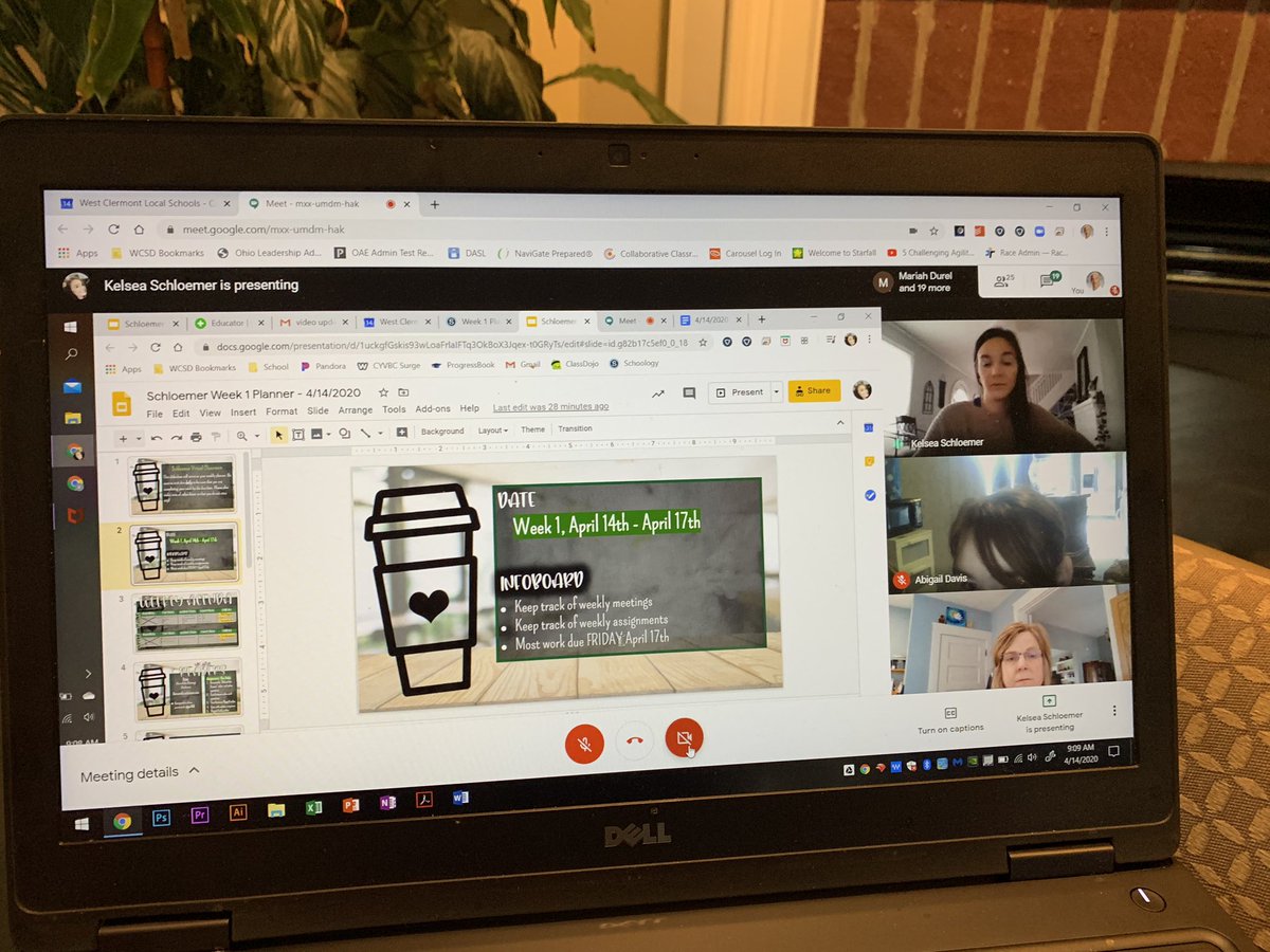 Remote learning is underway!  A great time checking in with @MissSchloemer’s class!  What a great job our 5th Grade team did in setting up their <a href="/Schoology/">Schoology</a> sites!  Very user friendly for our parents and students!  #collaboration #WCConnects