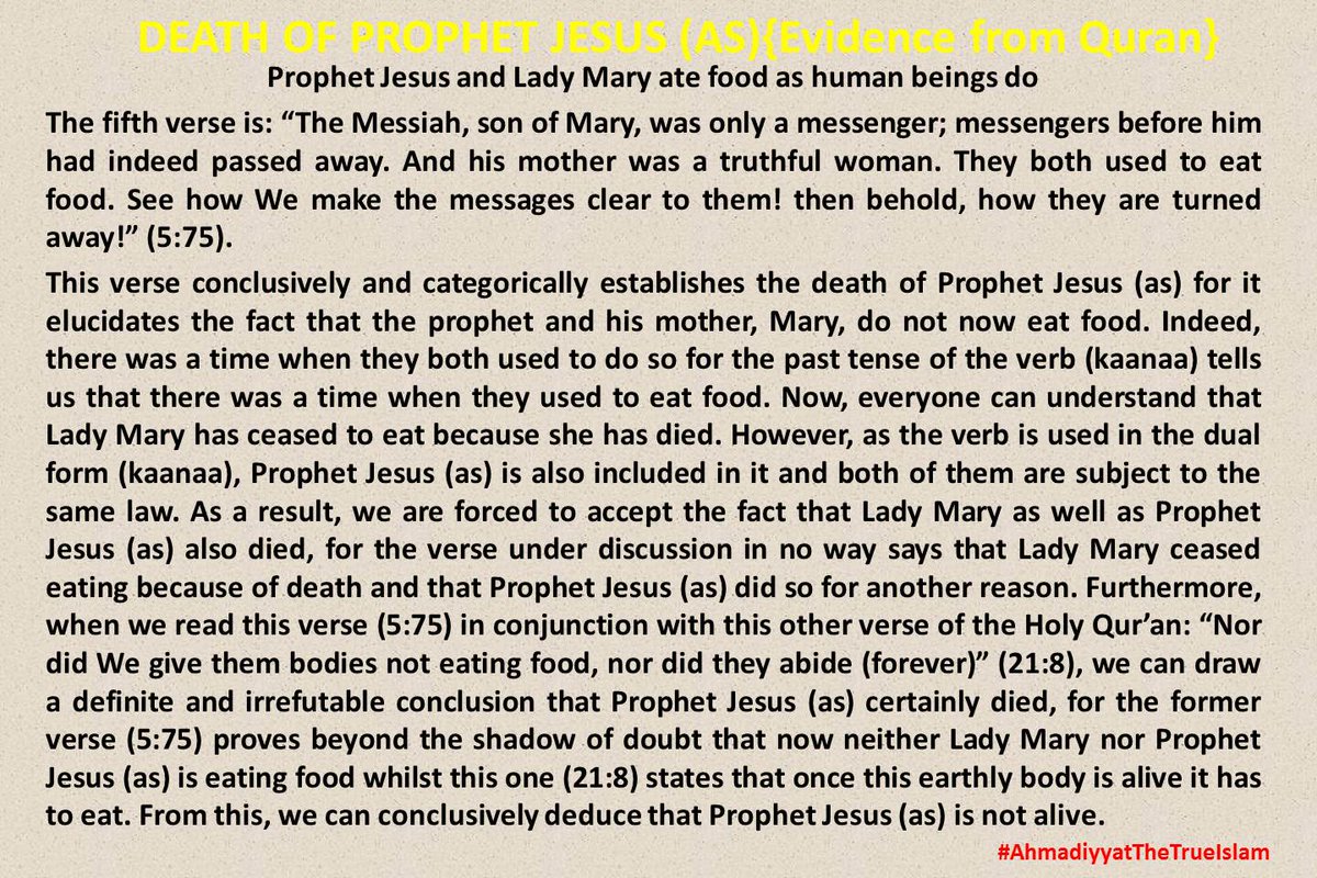 5 /30 verses / DEATH OF JESUS evidence from QURAN