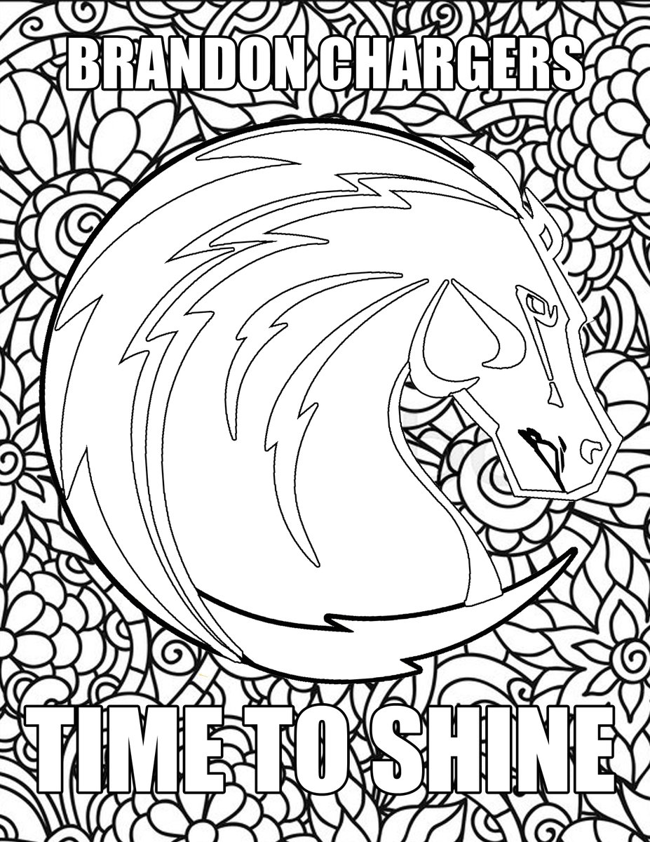 Brandon Chargers On Twitter Brandon Chargers Its Time To Shine Check Your Schoology For Three Coloring Pages To Display Your School Spirit Display Your Pride On Your Walls Or Windows Https T Co Bcwzyyczns