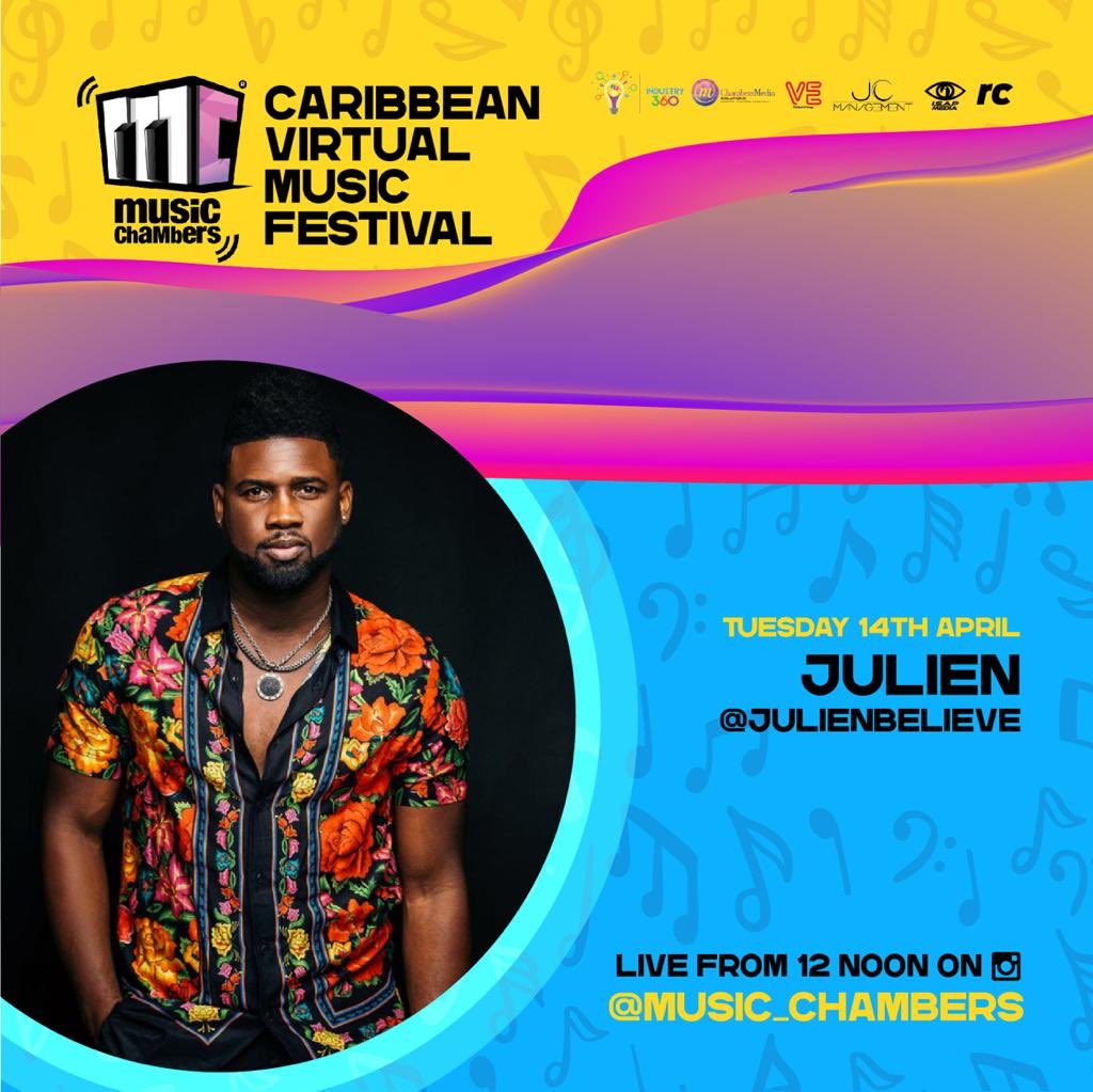 music_chambers1's tweet photo. It’s a lovely day to BELIEVE! ✨🇧🇸✨ We’re excited to have @julienbelieve at 12noon alongside your host @thewassione! Our IG Live is ready - you better be prepared for today’s edition of the Caribbean Virtual Music Festival!
#CVMF #musicislife #IGLive #Caribbean #JulienBelieve https://t.co/8wazRWGDdd