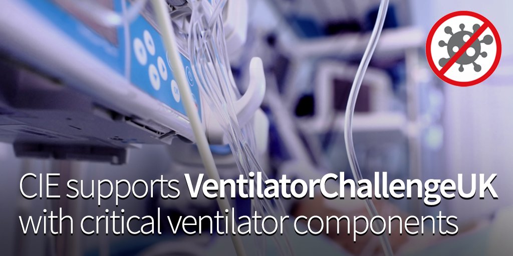 ciegroup's tweet photo. The @ciegroup  team are working hard to support #ventilatorchallengeuk by fast-forwarding supply of critical ventilator components.
READ MORE AT https://t.co/ZMfIScIUry

#coronavirus #covidsupport #covid19 #electronicsindustry #nottingham #electronicsmanufacturing https://t.co/RqhuMof14A
