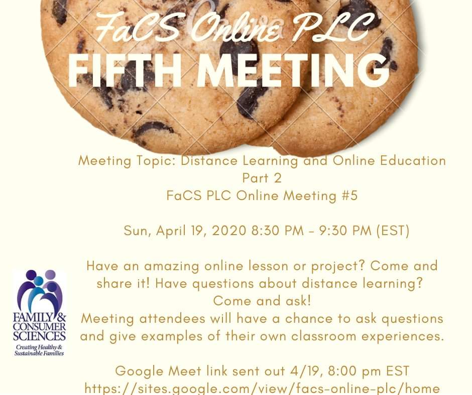 FaCS Online PLC
Wanna be added to the invite list - use this link: sites.google.com/view/facs-onli…

#sayyestofcs <a href="/NYSAFCSE/">NYSAFCSE</a> #MLMagical <a href="/tishrich/">✨Tisha Richmond✨</a>
<a href="/Liz_Milliken/">Elizabeth Milliken</a> <a href="/rooney_kellyFCS/">Kelly Earley</a>