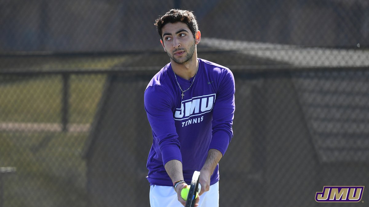 JMUMTennis's tweet photo. Our second of four seniors is Josh Raymundo.

A three-year member of the team, he captured 48 career victories for the Dukes.

Josh played primarily at the top two doubles spots this season, earning his first career CAA Doubles Team of the Week award on March 4.

#GoDukes https://t.co/CRZ5KLUZEE