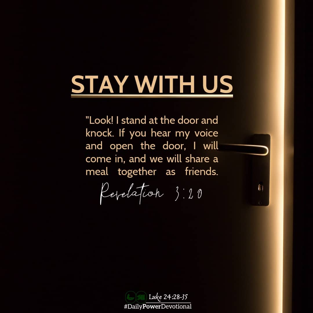 suyef_syi's tweet photo. As the disciples dined with Jesus, their eyes were opened and they readily recognized Him. Jesus does not force Himself on anybody. When we stay with Him, He warms our hearts and enlightens the eyes of our understanding.
#DailyPowerDevotional #SUGhana https://t.co/sy7DAkBAnK