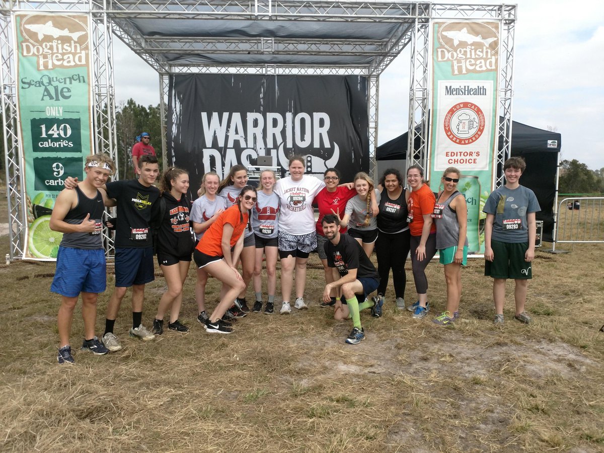 My favorite #jacketfamily sports memory is when #OCR Club took 14 to volunteer at and run #WarriorDash! It was an awesome, muddy time! <a href="/LeesburgSga/">Leesburg High SGA</a> @LeesburgJackets
