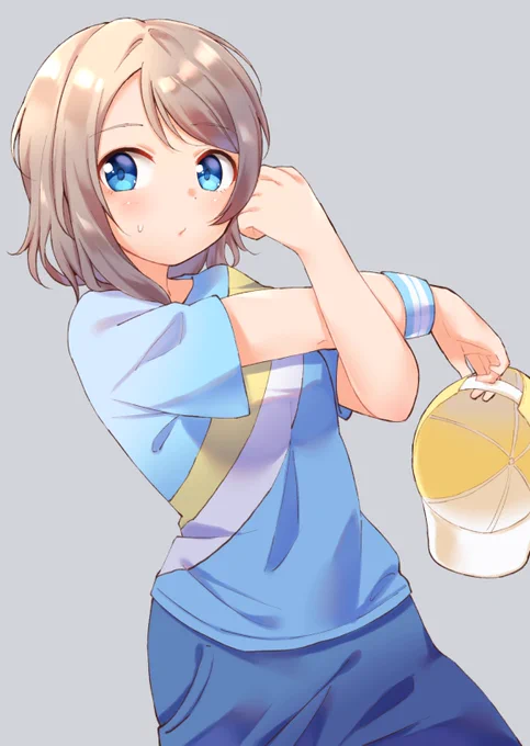 練習合間の曜ちゃん 