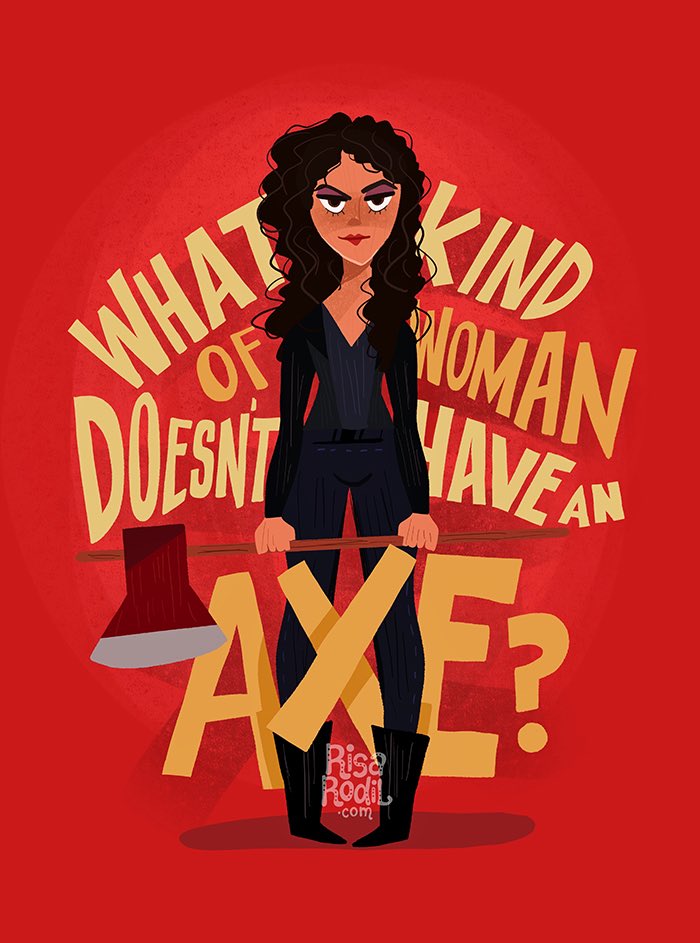 A slightly different variation of an earlier piece. I just wanted to draw Rosa again    @iamstephbeatz  @nbcbrooklyn99