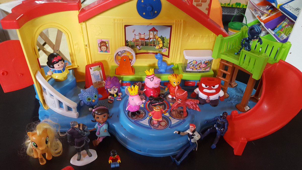 This class model helps me plan my activities for @lmsnation remote learning! Try picturing your classes, it might help. I'm a visual learner, plus it's fun playing with my kids' toys!