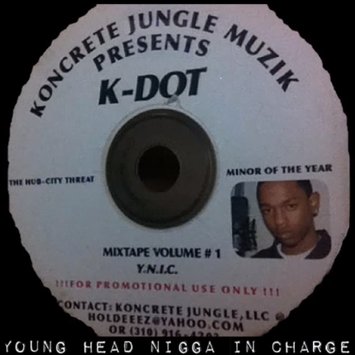 Kendrick Lamar ever since from a young age was thoughtful, well-spoken and wrote poems lyrics and by the age of 16, really began that route to start rapping. In 2004, Kendrick used the pseudonym  http://K.Dot  and released Youngest Head N**** in Charge his 1st mixtape
