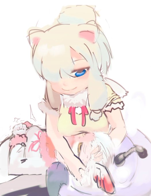 アルパカの炭酸シャワーマッサージに自我を破壊されるトキ 