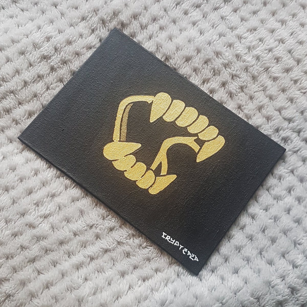 gold fang canvas boards (5x7)£20 each