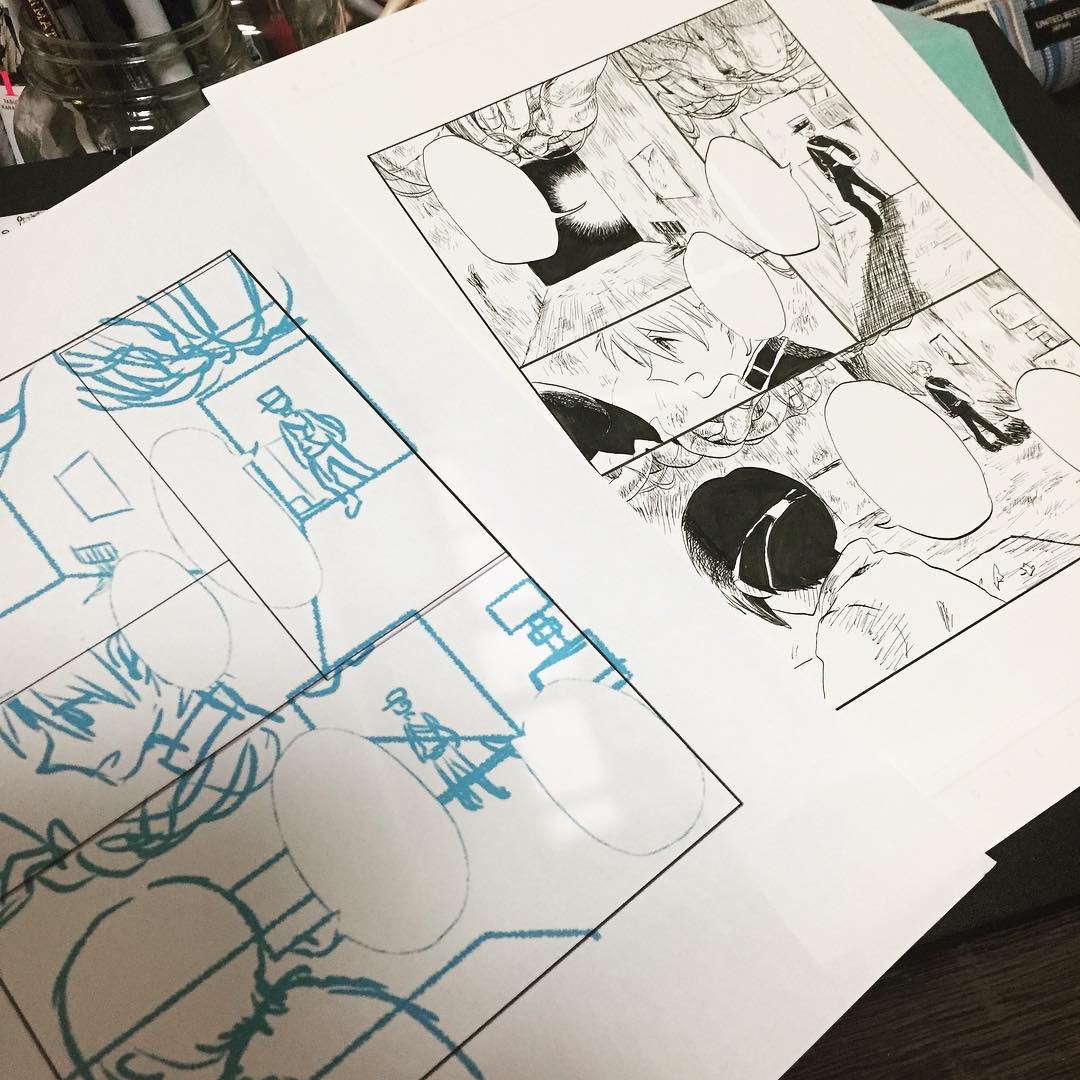 #このタグを見た人はラフ画とその完成絵を見せる
これがこうなってこう 