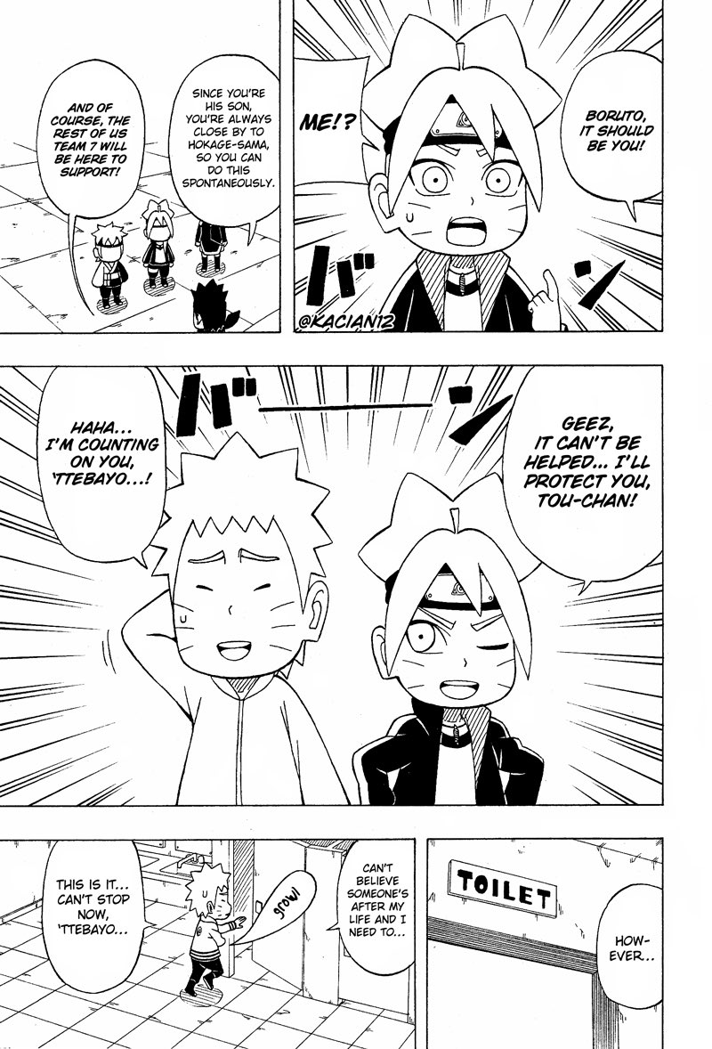 Kacian12 Hokage Bodyguard Mission Excerpt 1 Boruto Sd Chapter 24 Pg 8 11