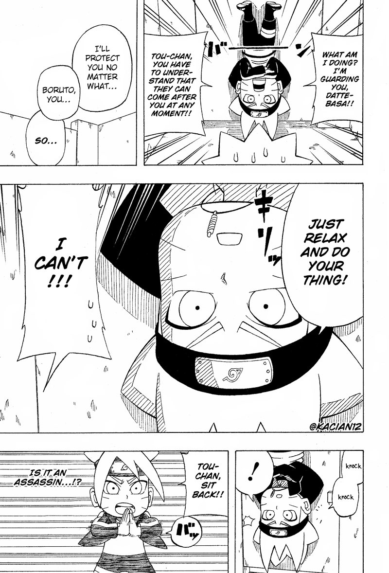 Kacian12 Hokage Bodyguard Mission Excerpt 1 Boruto Sd Chapter 24 Pg 8 11