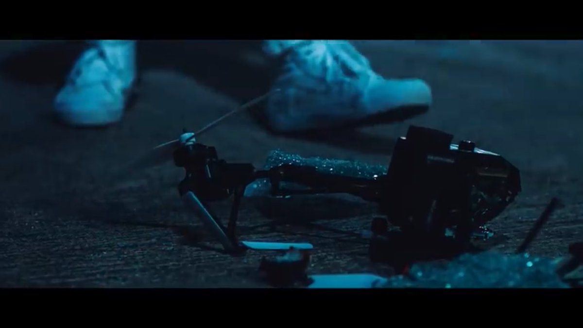 District9, I am : not title track, starts with a morse code. It apparently means SOS SOS STAY. Another thing to remember in the mv is this destroyed drone.  https://twitter.com/opal7jimin/status/1102954347082760192?s=21