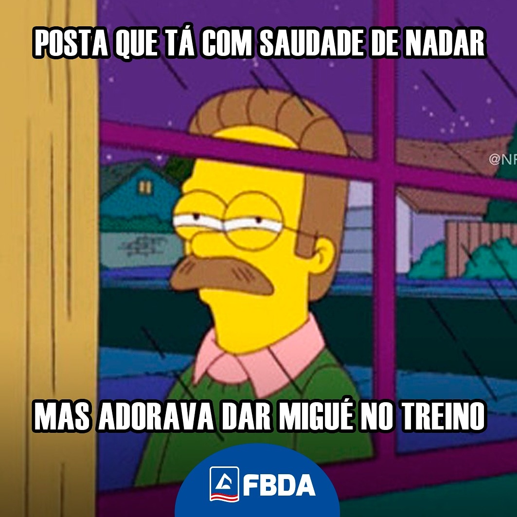 FBDA_oficial's tweet photo. Marque aquele seu amigo (a) miguezeiro (a) que gostava de enrolar no treino. 

#fbda #celeirodecampeões #maratonasaquaticas #nataçãoMaster #natação #poloaquatico #nadoartistico https://t.co/UnncFGZKqp