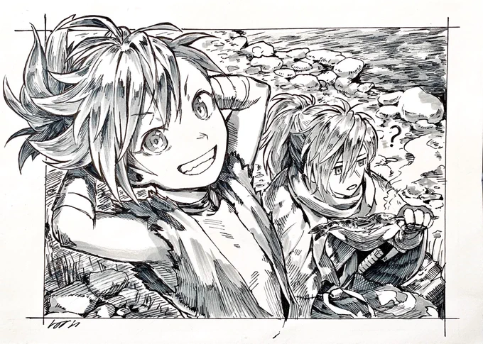 #絵描き繋がれ
ずんださんからご指名いただきましたので、超絶お気に入りのイラストをのっけちゃいます!!!!!! 