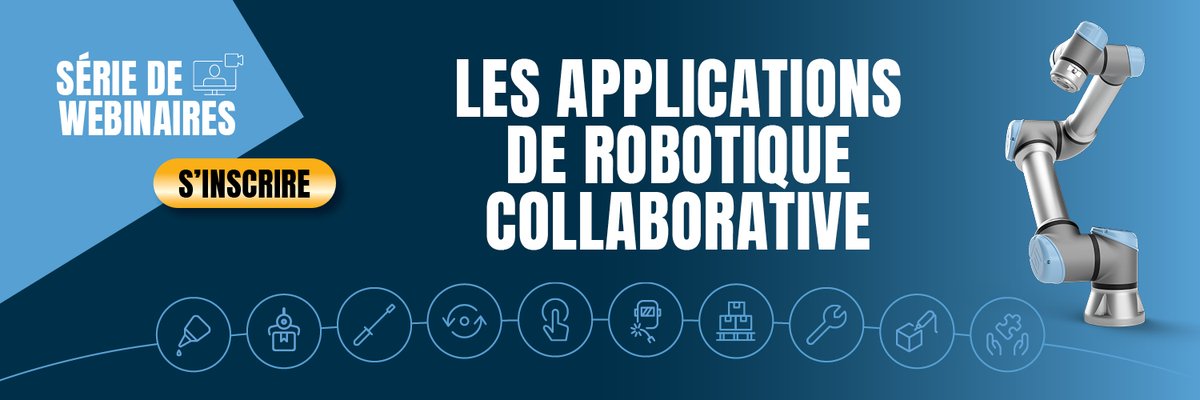 UR_France's tweet photo. Ce matin s'est tenu notre webinaire consacré à l'#emballage et à la #palettisation ! Pour vous tenir informés du planning des prochains #WebinairesUniversalRobots dédiés à l'#automatisation collaborative ➡️ https://t.co/b7F1uyP42d #URavecVous https://t.co/nYcVVJ2K0p