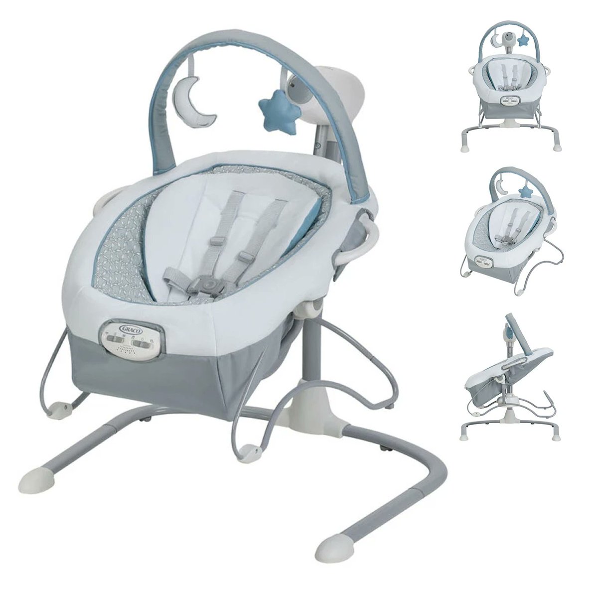 back and forth baby swing