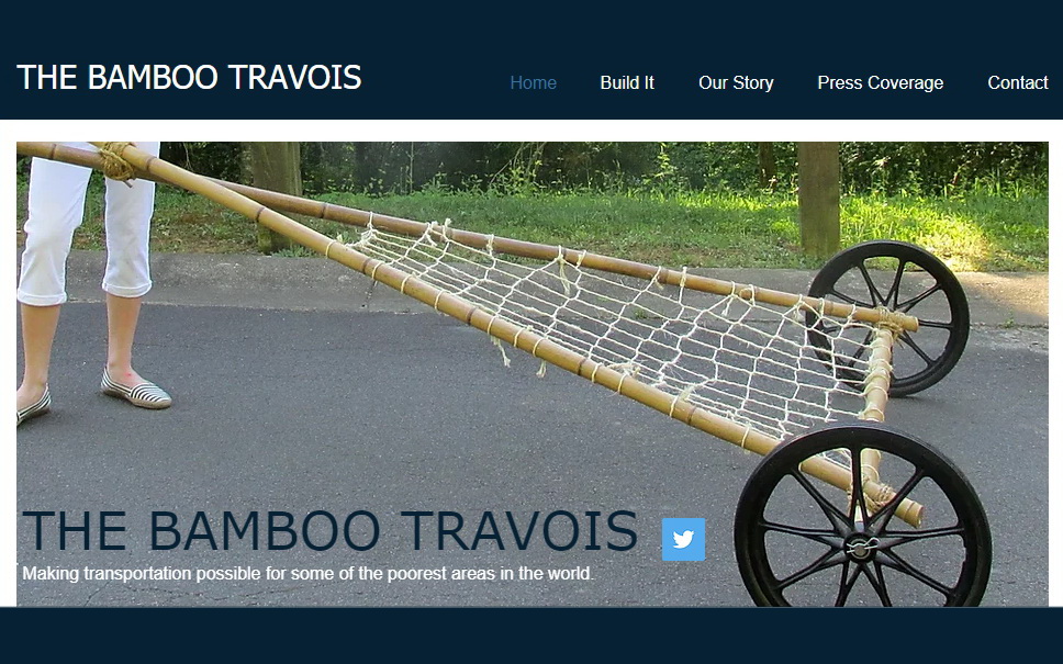 inventing101now's tweet photo. Simple transport for getting the sick to clinics. My daughter's invention, the Bamboo Travois, is open-source. Please pass along to organizations helping people in medical distress in remote parts of the world. Building instructions: https://t.co/Ta1QJST6tk
#COVID19 https://t.co/Xpf3r1uH3w
