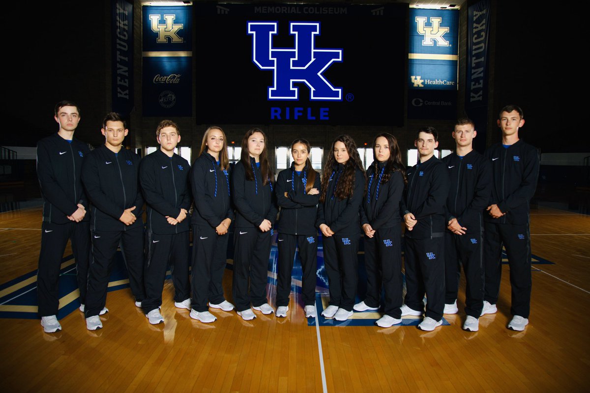 UKAthletics's tweet photo. For the first time since 2013, No. 1 @UKRifle claimed the Great American Rifle Conference regular-season championship after earning a 4723-4712 win over No. 3 West Virginia! 😼🏆 #WeAreUK 

📰: https://t.co/AHTuCC5ioo https://t.co/Vx08X2GoFh