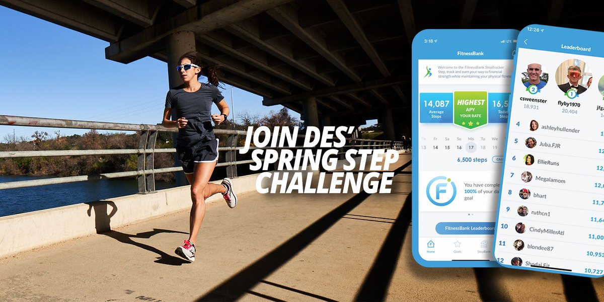 runningwithken's tweet photo. Tired of this quarantine? One thing helping me keep active (and my sanity) is the @fitness_bank step challenge with @des_linden
It’s become a bit of a morning routine, syncing my @GarminFitness watch and checking the app! #fitnessbankBR #stepwithDes #bibchat https://t.co/CG6XsKoXAh