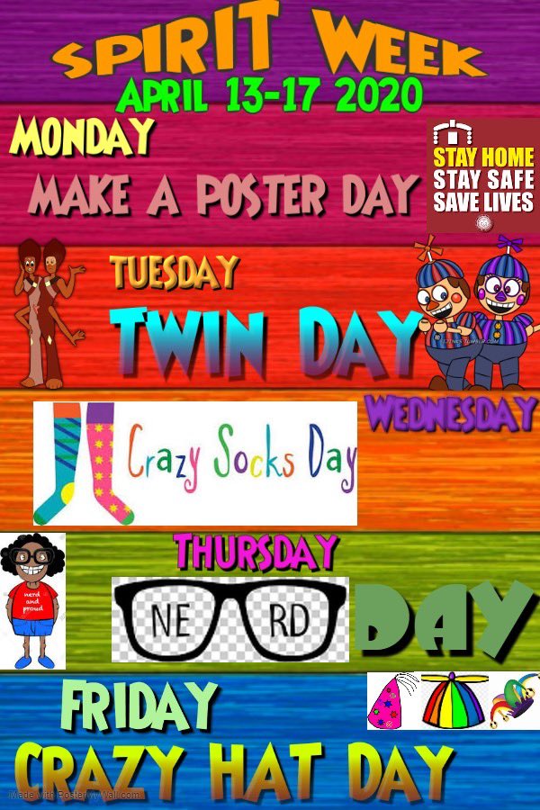 GarretAMorPS132's tweet photo. This week is our “Virtual Learning Spirit Week” 

Monday was especially different as we had everyone create a “Stay Home” poster to help spread the word about protecting ourselves and others during this time. See some of our awesome submissions!  #wearethesolution 💚 https://t.co/aXR497WXH6