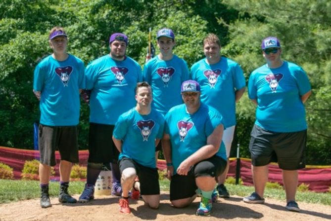 TheSWBL's tweet image. For the first #turnituptuesday post we celebrate our very own reigning FOTY, the @SWBL_Diamondbax. No matter the score, there is #bombae flowing and laughs to be had. A former @National_WIFFLE Fun Team of the Year, who will never stop #turninitup!