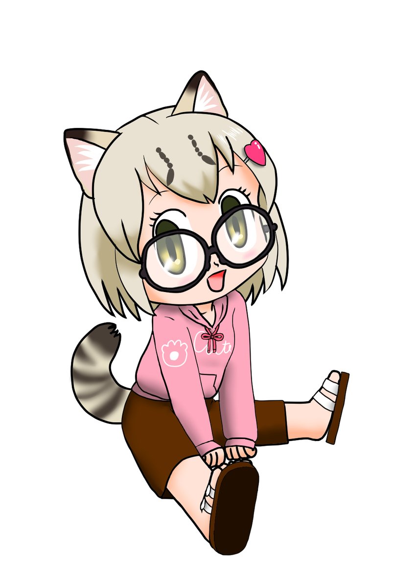けものフレンズ ペタン娘マーゲイちゃん お出かけ服バージョン 眼鏡 版権 マーゲイ けも 微妙な人のイラスト けものフレンズ ペタン娘マーゲイちゃん お出かけ服バージョン 眼鏡 版権 マーゲイ けも 微妙な人のイラスト