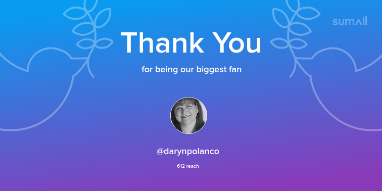 Our biggest fans this week: darynpolanco. Thank you! via sumall.com/thankyou?utm_s…