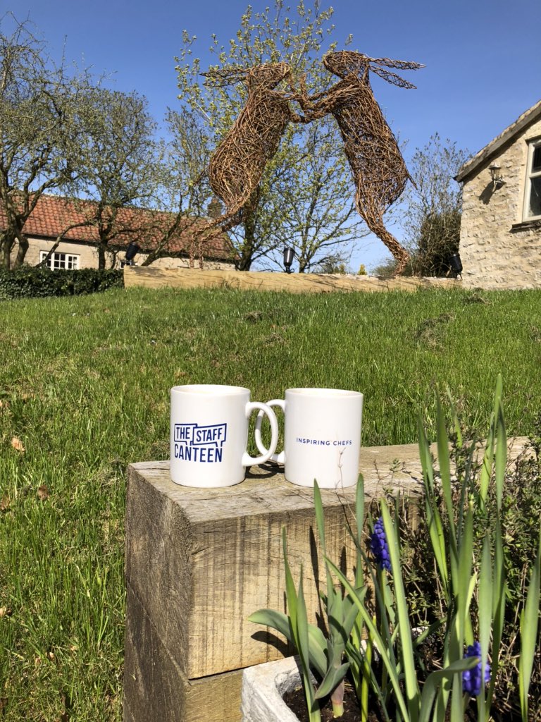 HareScawton's tweet photo. Enjoying a nice cuppa @YorkshireTea in my lovely new #SCMug from @CanteenTweets under a beautiful blue sky in #Scawton #Thankyou #Hares #YorkshiresBestKeptSecret 🤫 https://t.co/IlFDbQOkXk