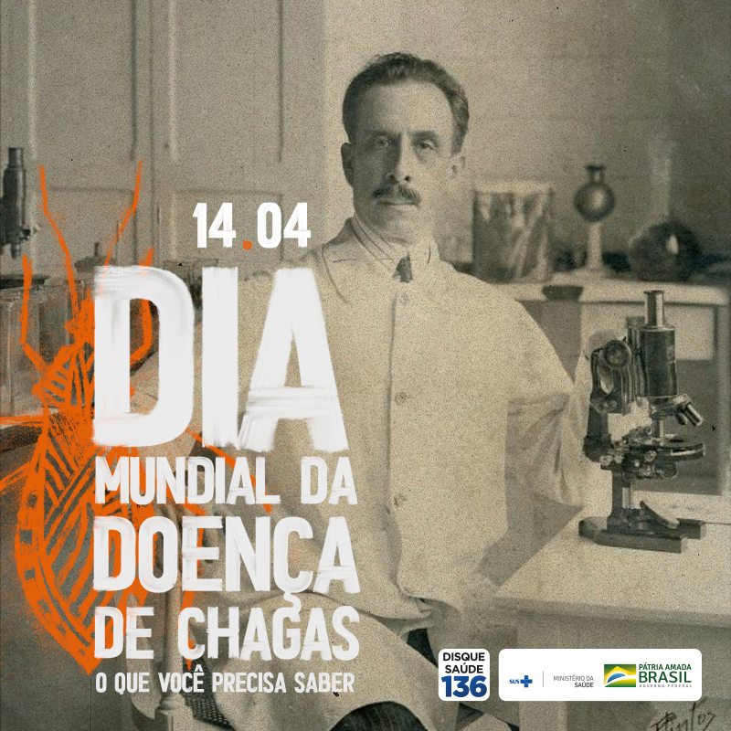 Hoje é um dia para dar visibilidade à doença de Chagas, uma doença silenciosa e considerada negligenciada por muitos, mas que afeta milhares de brasileiros.

#DoençaDeChagas #Prevenção #Chagas