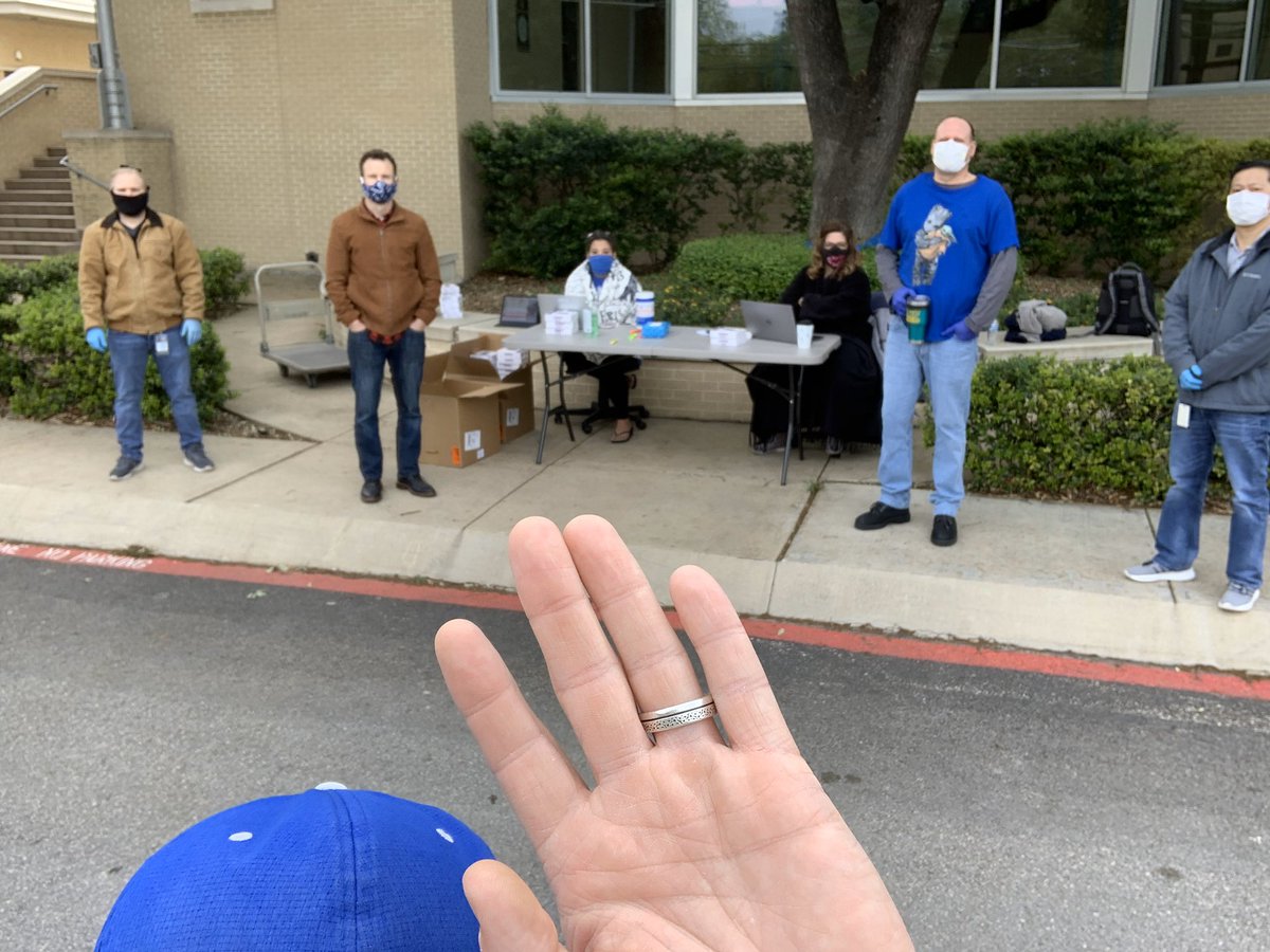 AHISD's tweet photo. Our ๐AH-mazing๐Technology Department is handing out mobile hot spots to support students who do not have internet access at home! #TeachersKeepTeaching #StudentsKeepLearning https://t.co/GXpgHvJoBu