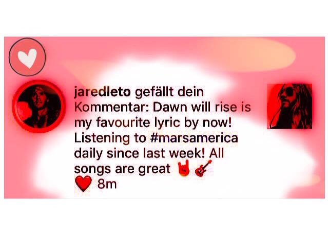 Branka_Malle's tweet photo. Two years ago today this made my day ♥️
#AmericaWeek #MarsAmerica
#likeoftheday 4.14.18
@JaredLeto @ShannonLeto @30SECONDSTOMARS https://t.co/lc8wG1Iinv