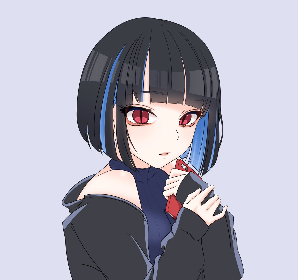 キセロフ3世 メンヘラ描いた 青のインナーカラーを描きたかったのよ キセロフ3世 メンヘラ描いた 青のインナーカラーを描きたかったのよ