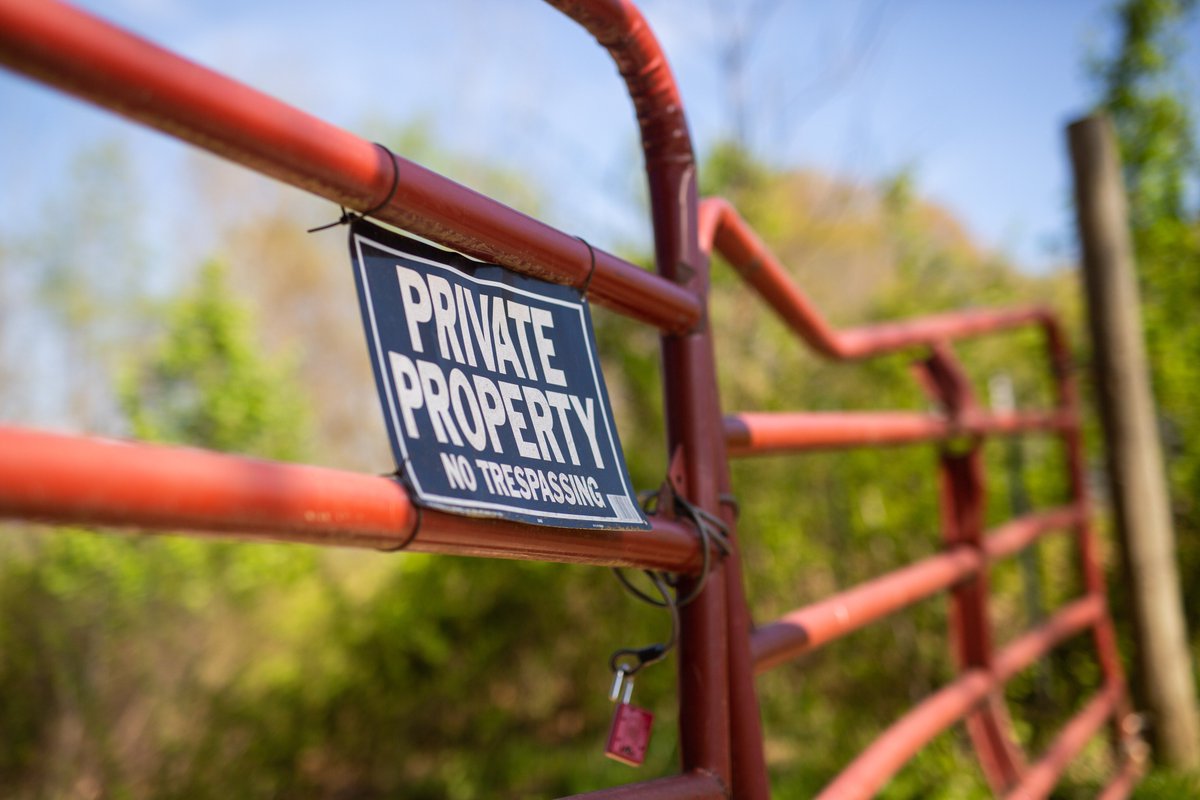 /11That's why Terry and Hunter have sued the TWRA in a Tennessee court. “No trespassing” signs apply to the government too, otherwise the notion of private property is meaningless.  https://ij.org/wp-content/uploads/2020/04/Tennessee-Open-Fields-Complaint-Final.pdf